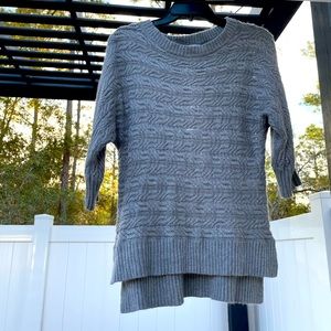 🌃DKNYC Oversized Grey Sweater; Size XS